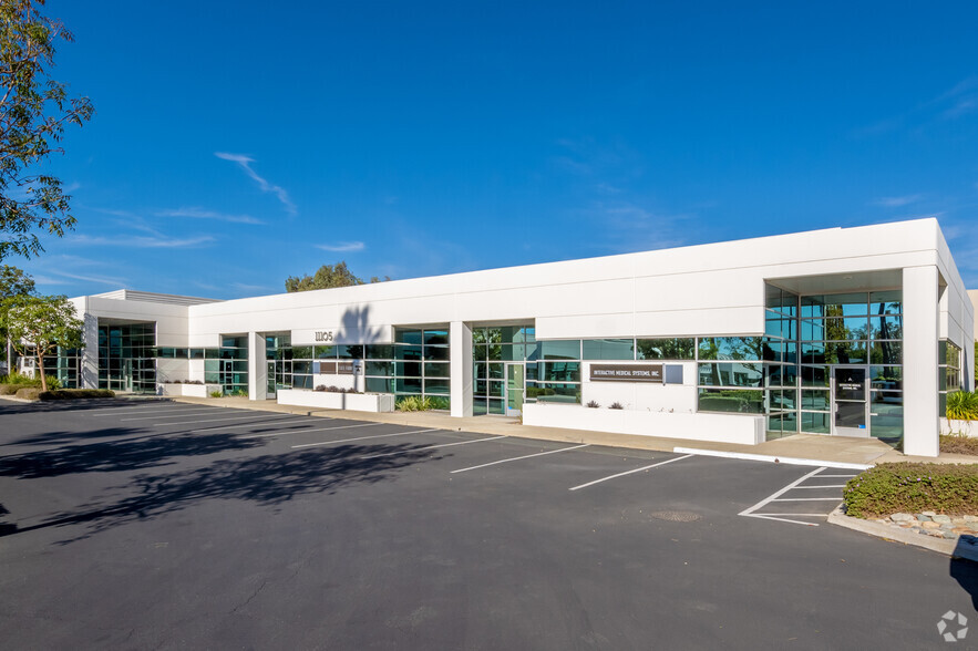 Exterior of the office building at 11105 Knott Avenue in Cypress, California